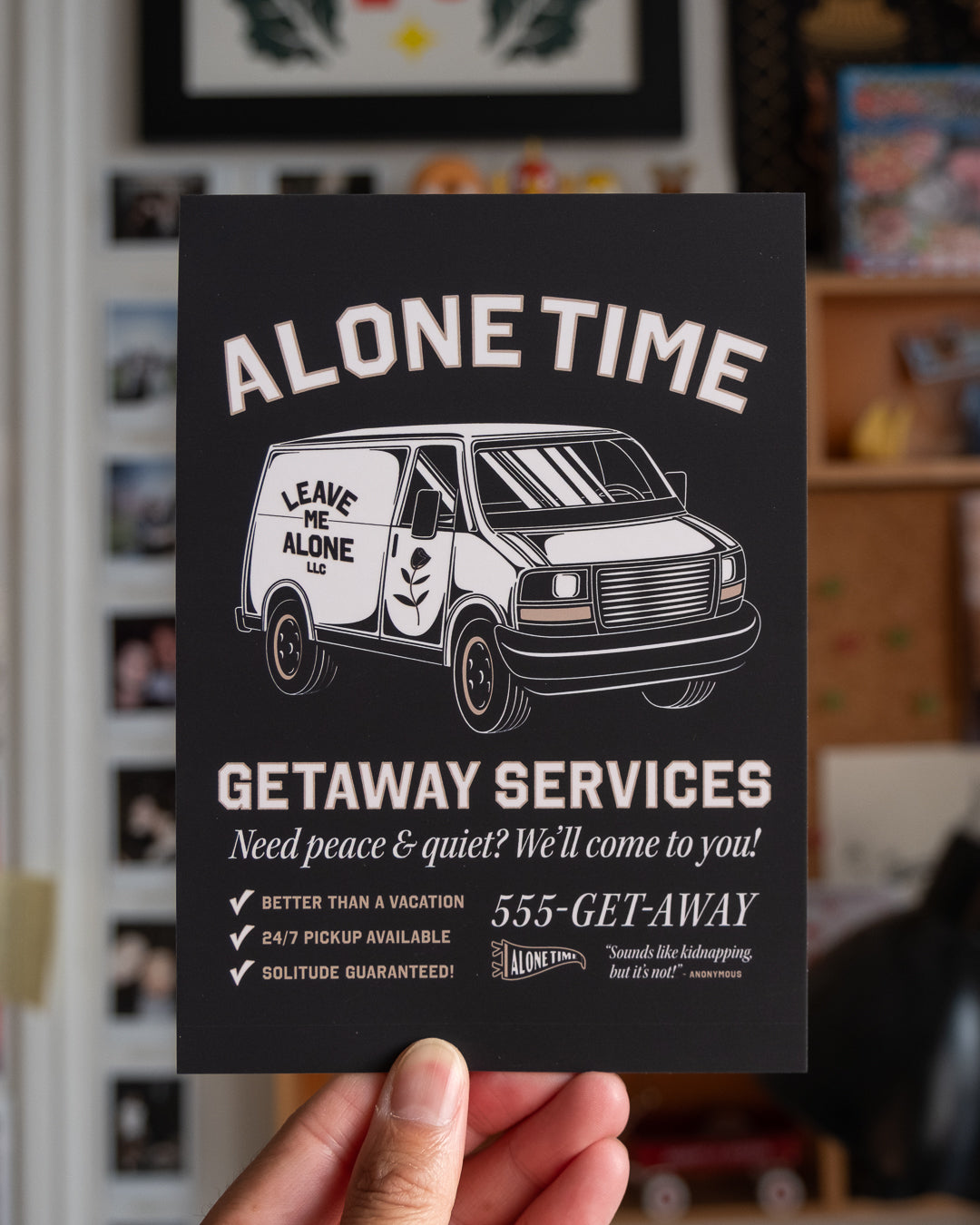 Alone Time Getaway Services - 5"x7" Mini Print