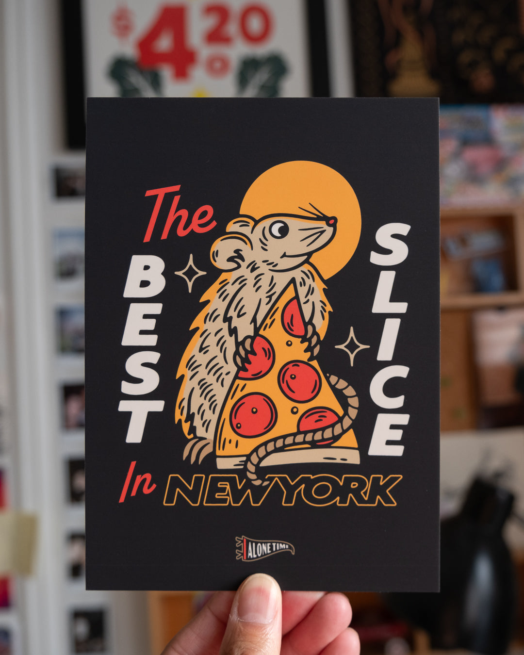 Best Slice in New York - 5"x7" Mini Print