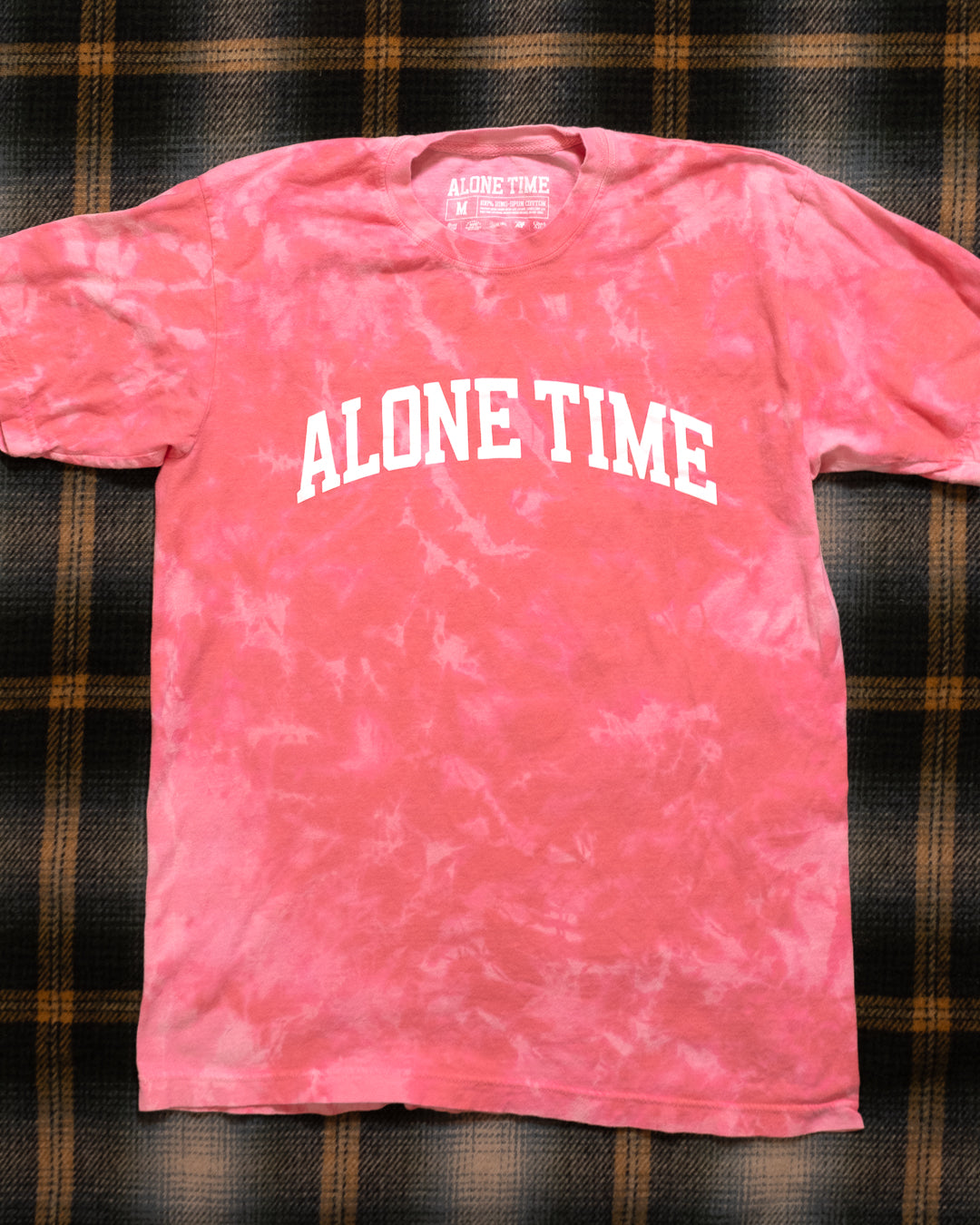 Alone Time - Tee (Watermelon Bleach Tie-Dye)