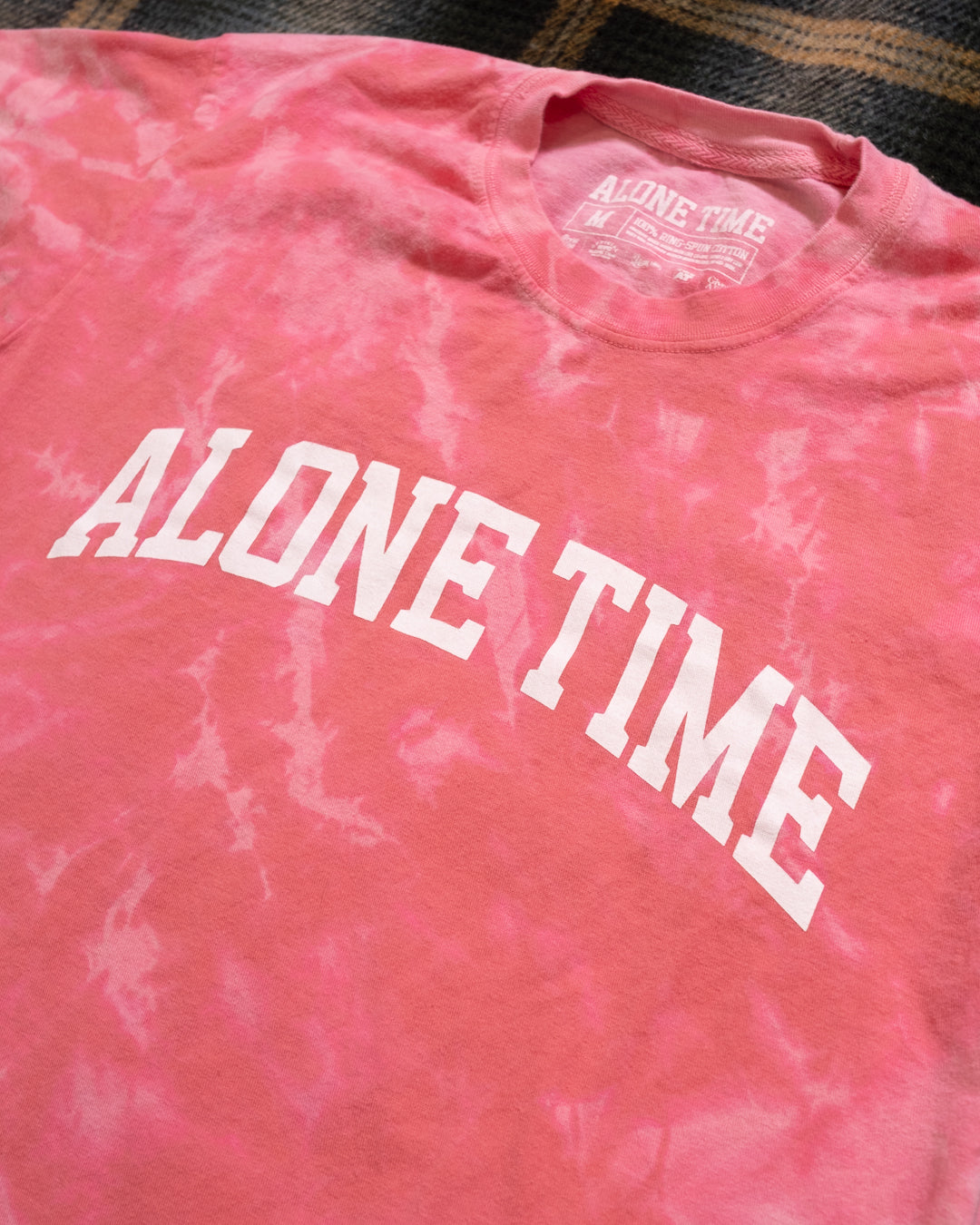 Alone Time - Tee (Watermelon Bleach Tie-Dye)