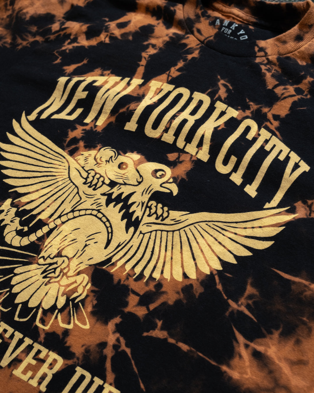 NYC Will Never Die - Tee (Bleach Tie-Dye)