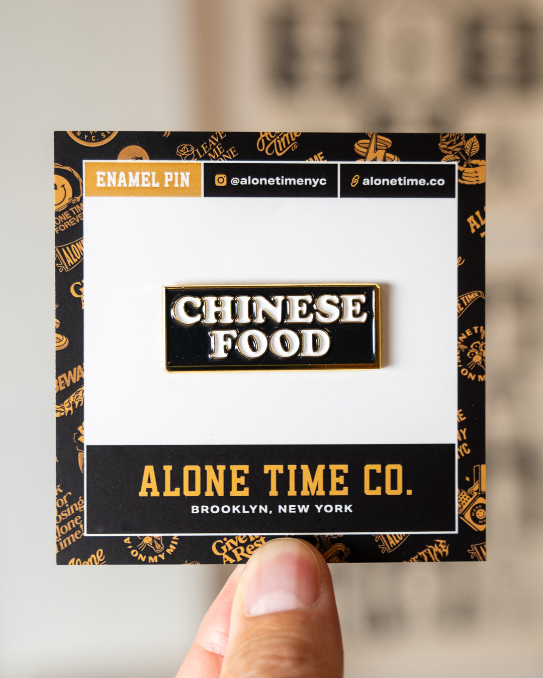 Chinese Food Sign - Enamel Pin