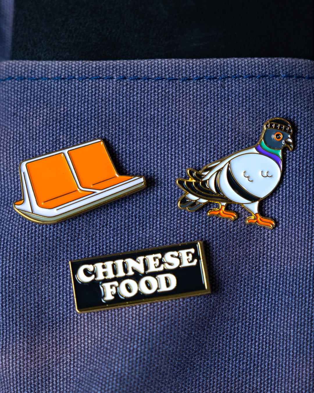 MTA Orange Subway Seats - Enamel Pin