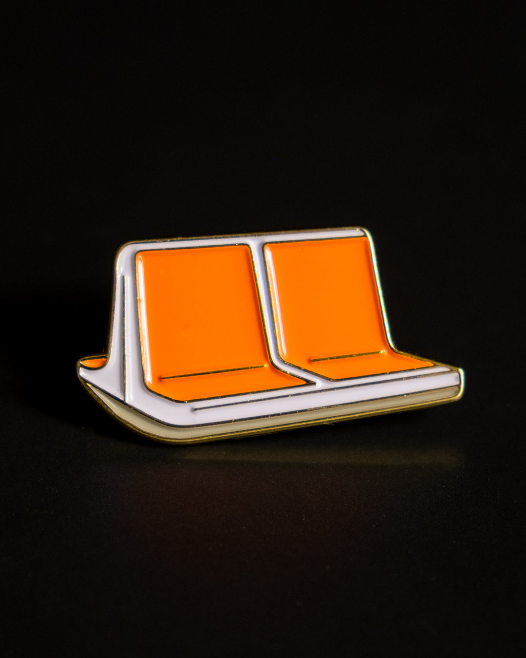 MTA Orange Subway Seats - Enamel Pin