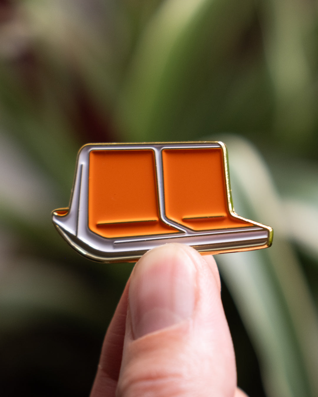 MTA Orange Subway Seats - Enamel Pin