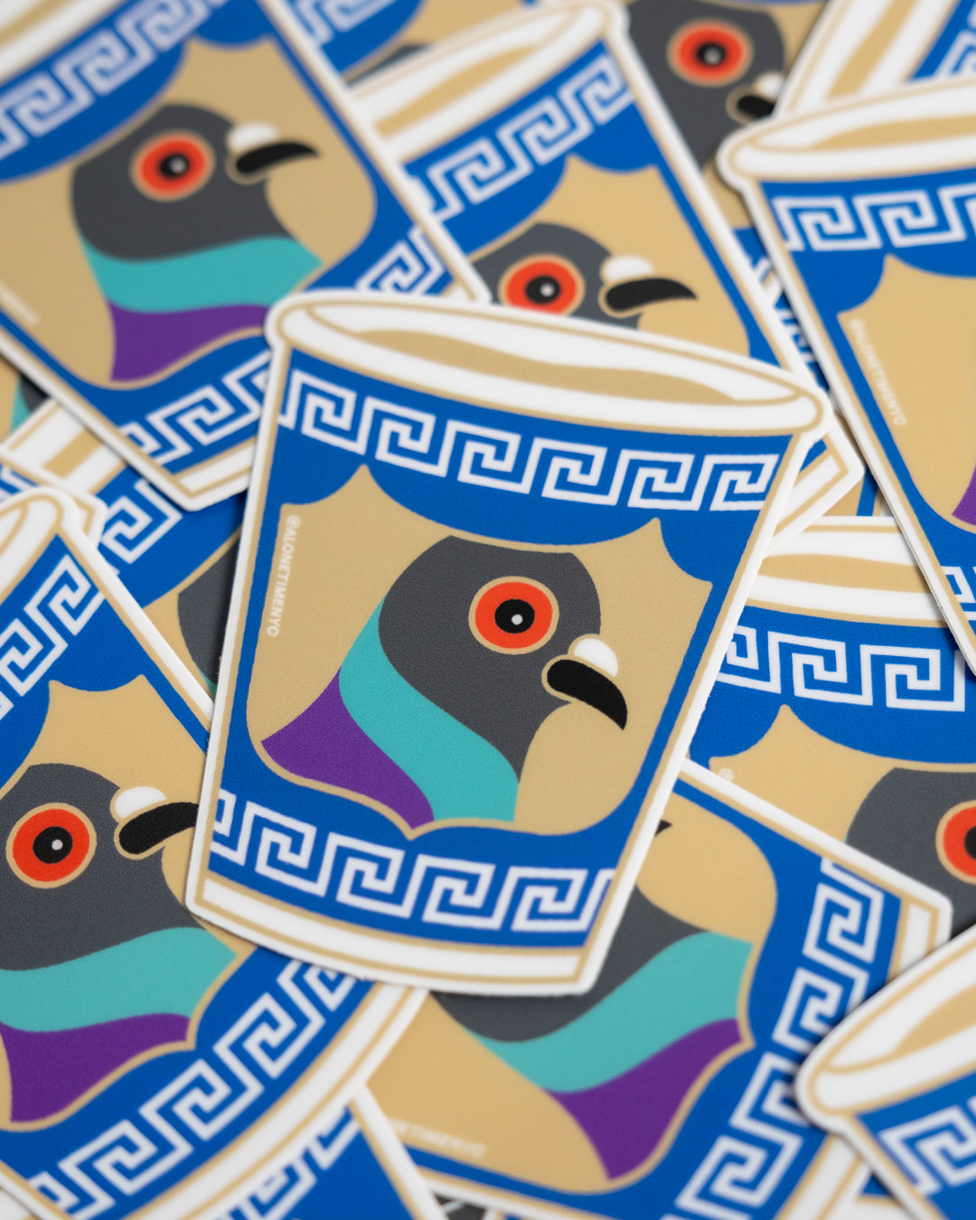 Anthora Pigeon Cup - Sticker