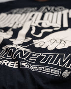 Feeling Burned Out – Screen-Printed T-Shirt – Black, 100% Ringspun Cotton