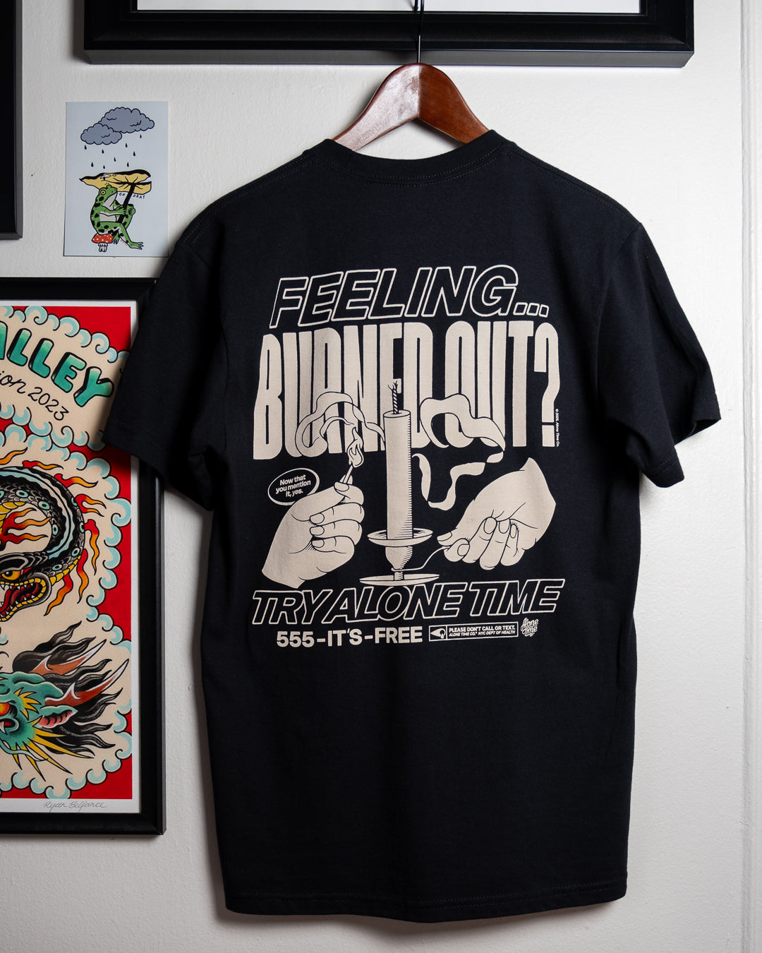 Feeling Burned Out - Tee (Black)