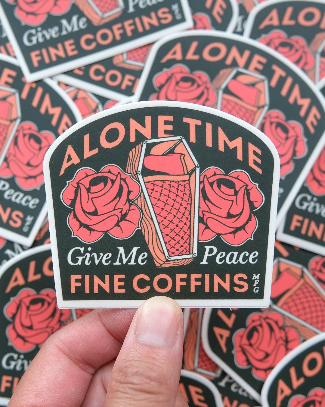 Fine Coffins - Sticker