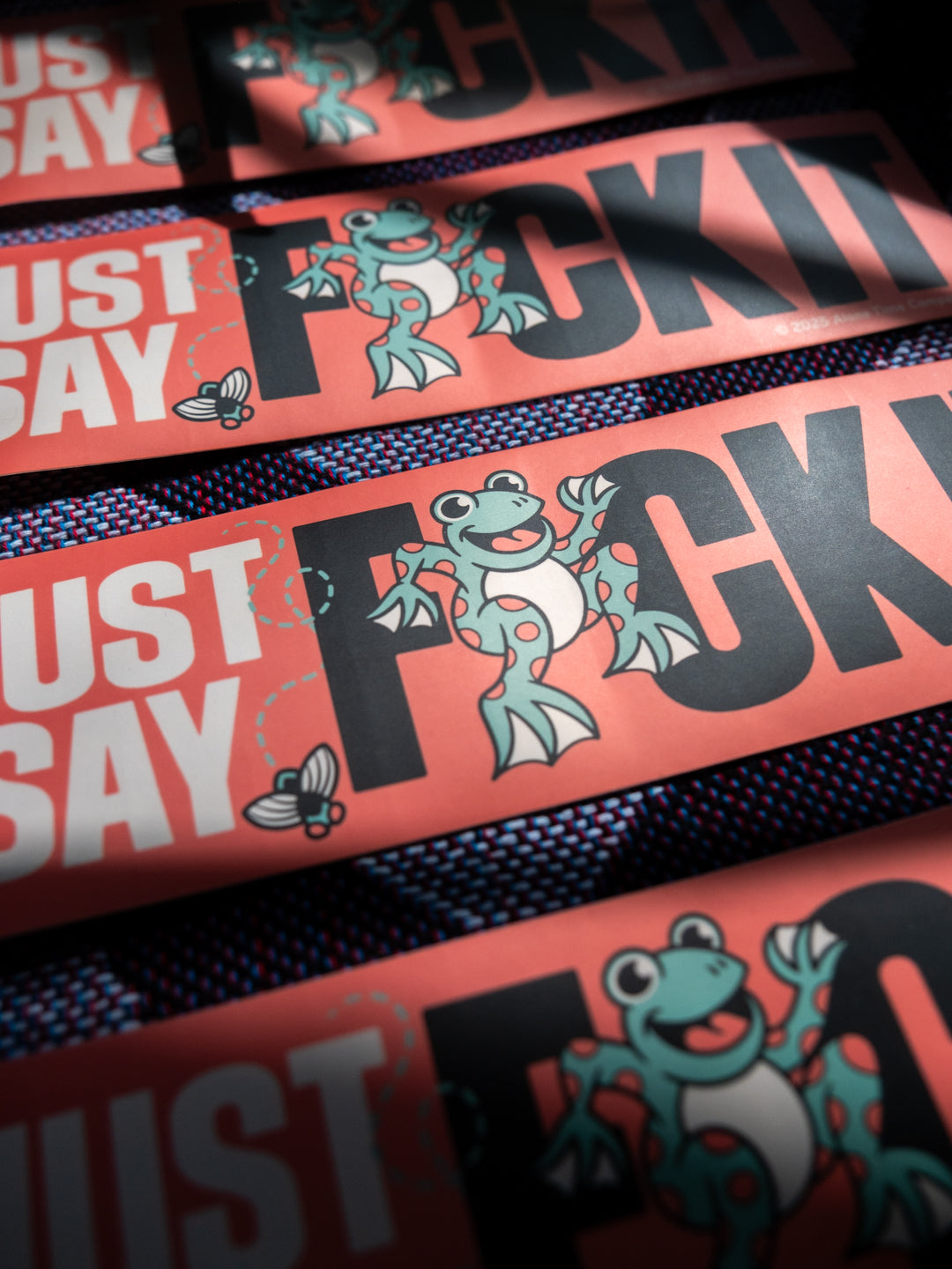 Just Say F*ck It Frog - Bumper Sticker