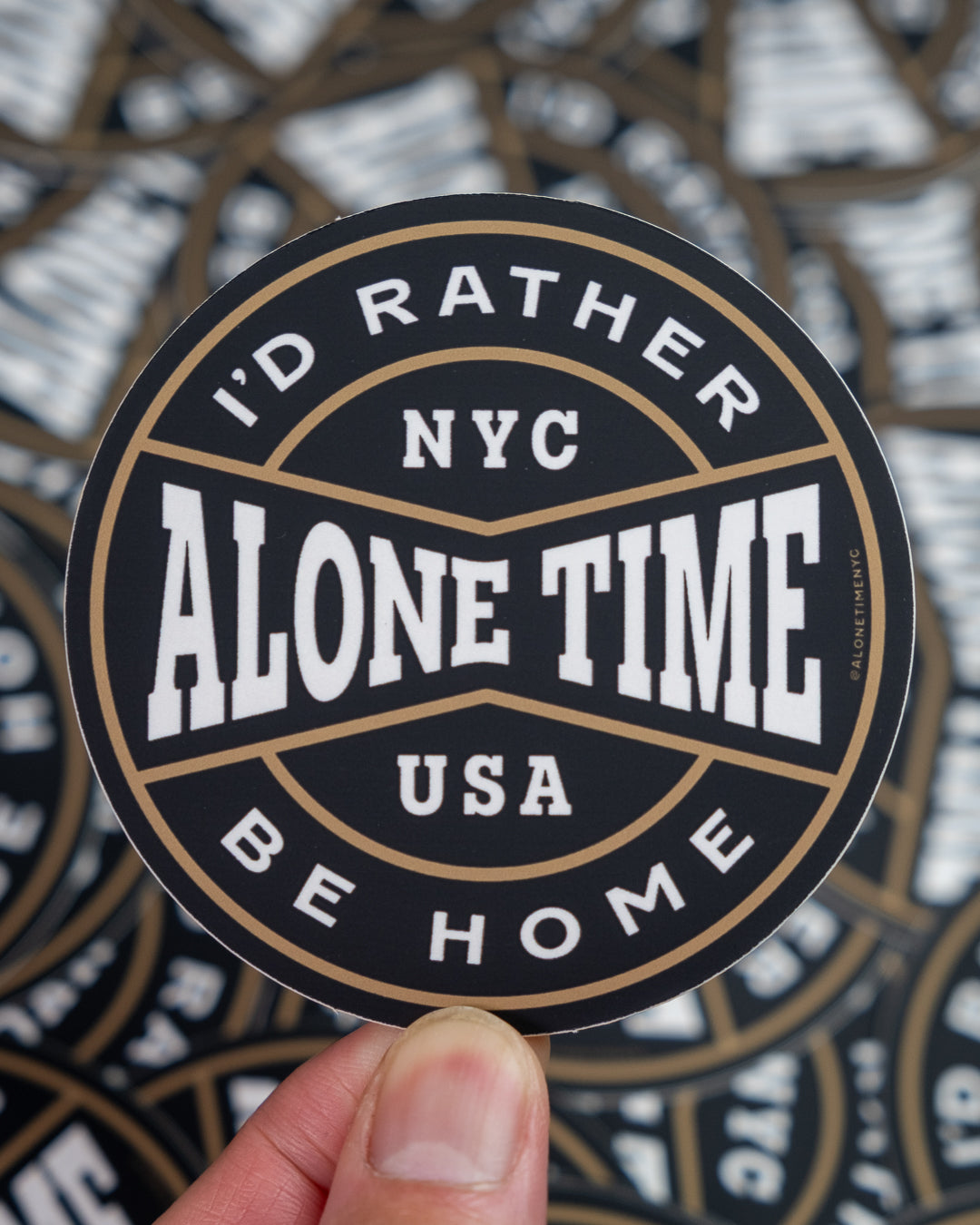 "I'd Rather Be Home" Badge