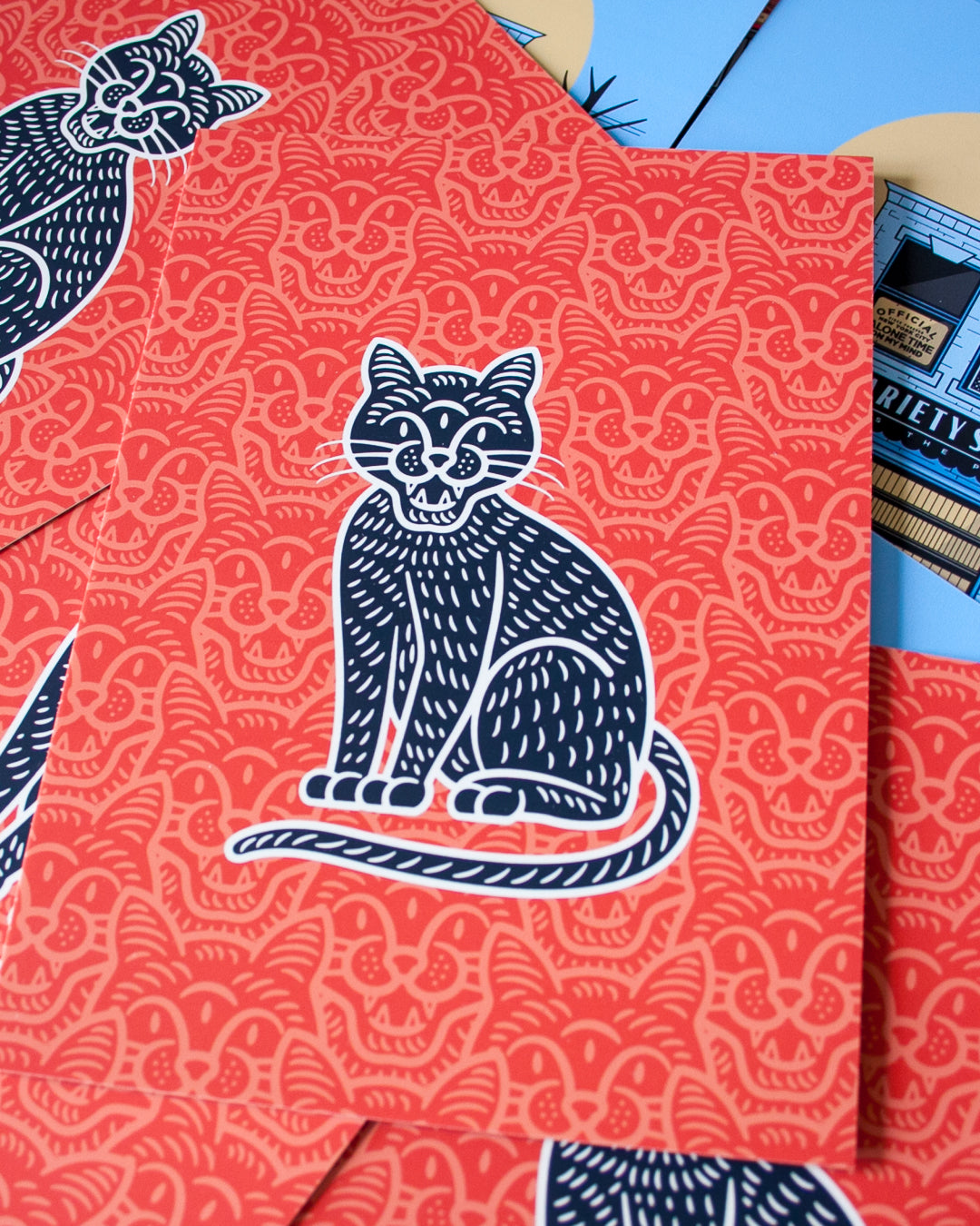 Black Cat - 5"x7" Mini Print