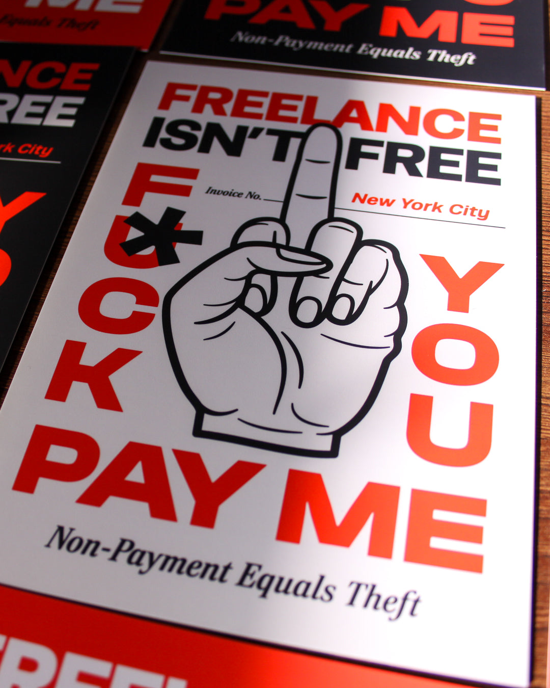 Freelance Isn't Free - 5"x7" Mini Print (White)