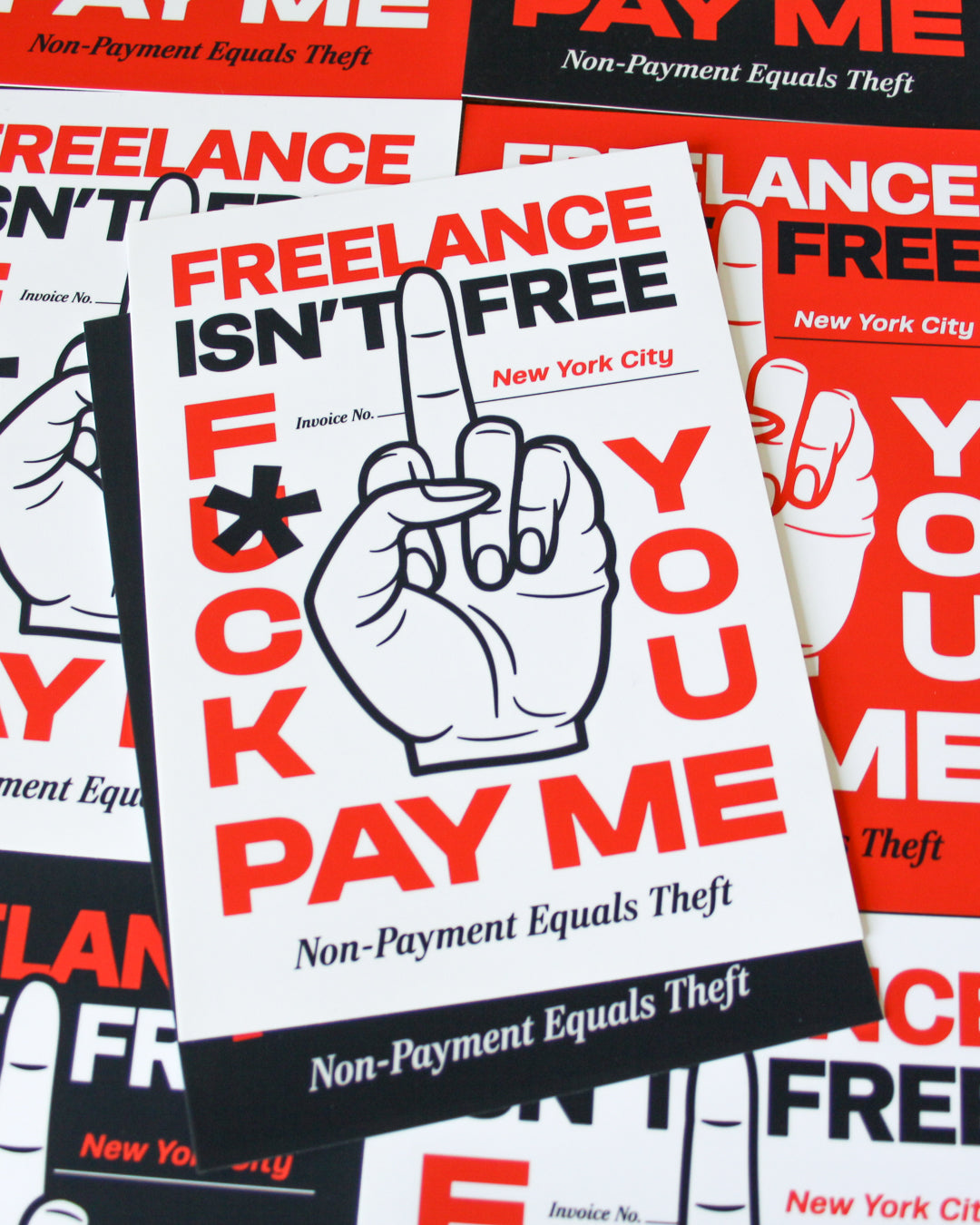 Freelance Isn't Free - 5"x7" Mini Print (White)
