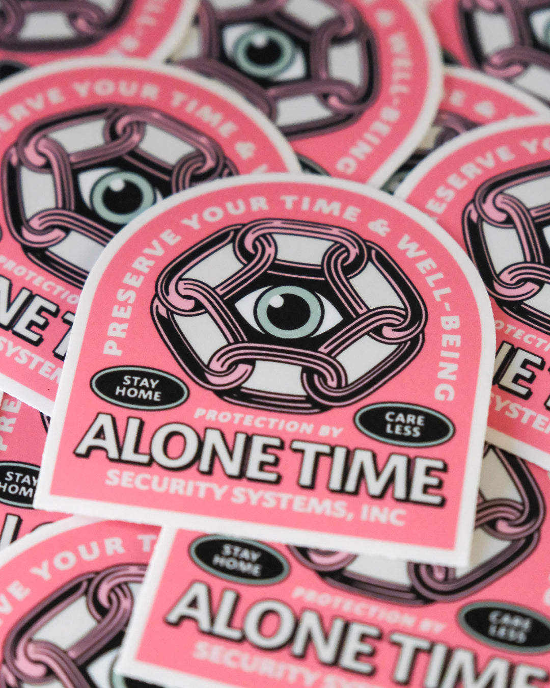 Alone Time Security Systems - Sticker