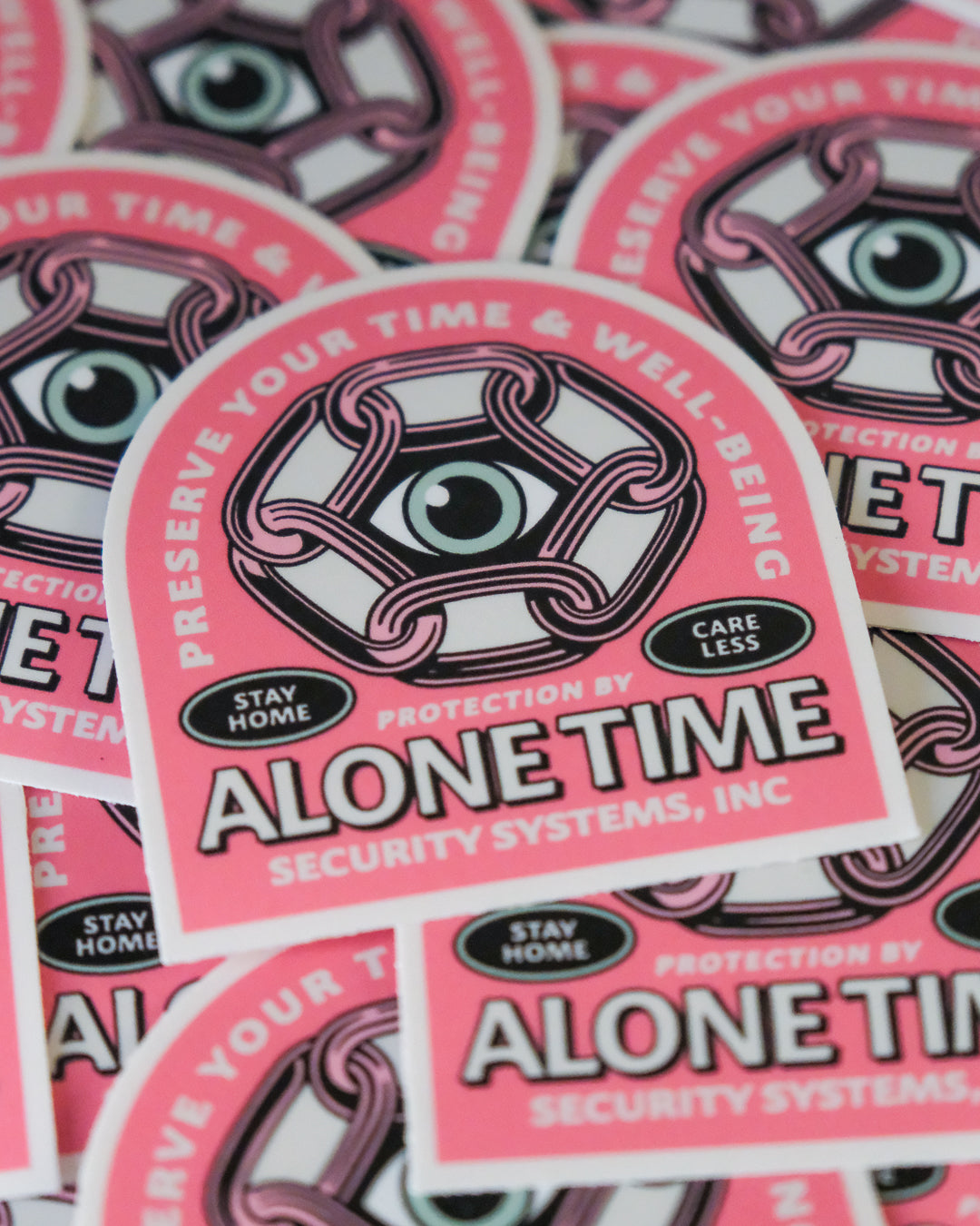 Alone Time Security Systems - Sticker