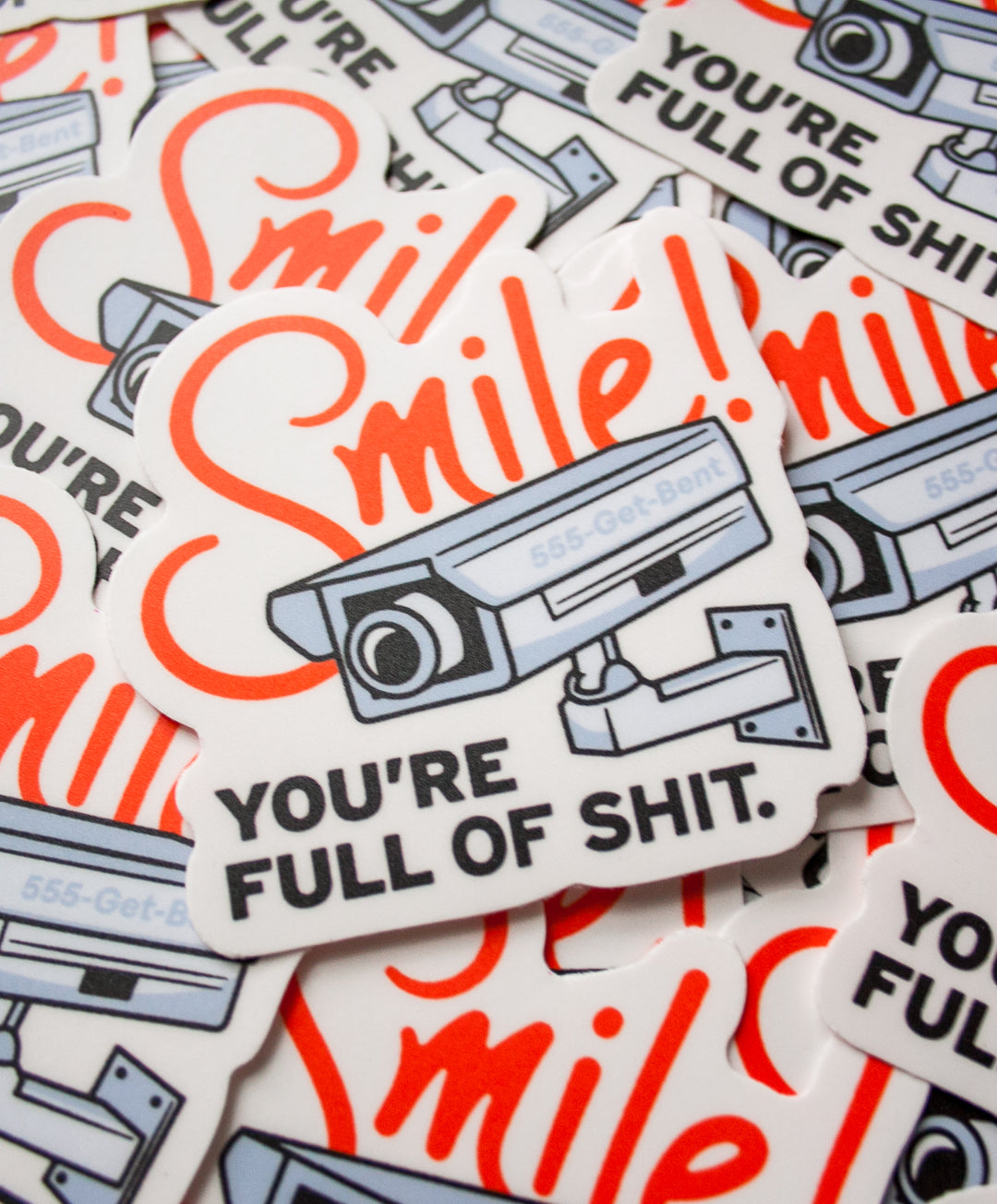 "Smile" Camera - Sticker