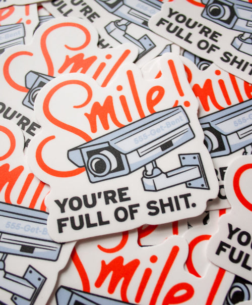 "Smile" Camera - Sticker
