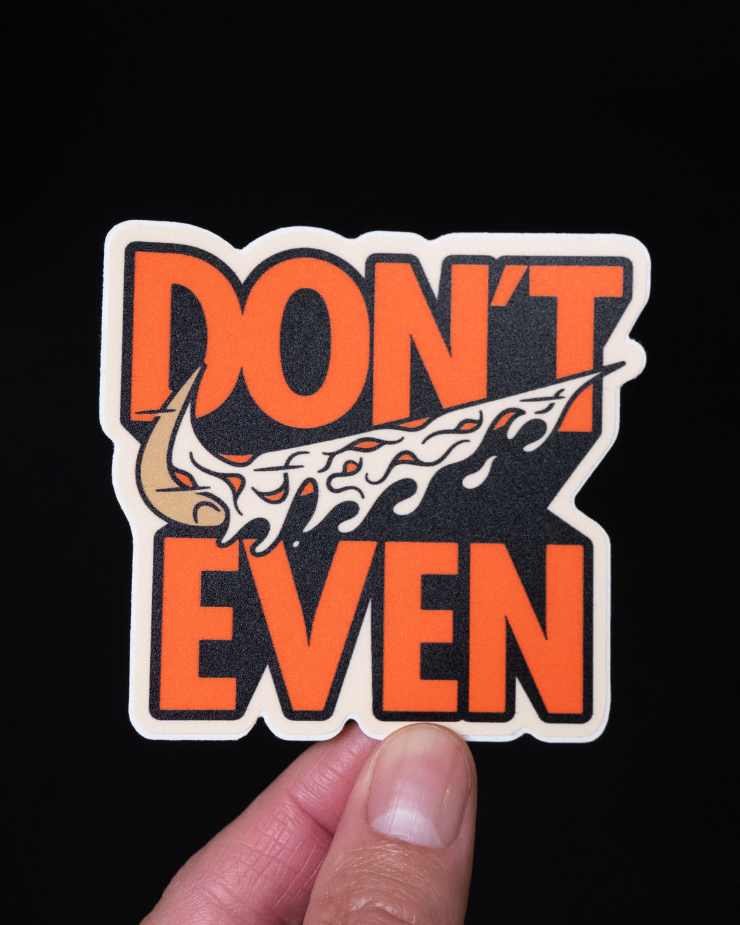 "Don't Even" Pizza - Sticker