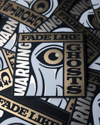 Die-Cut Vinyl Sticker – Fade Like Ghosts – Matte, 3x3 in