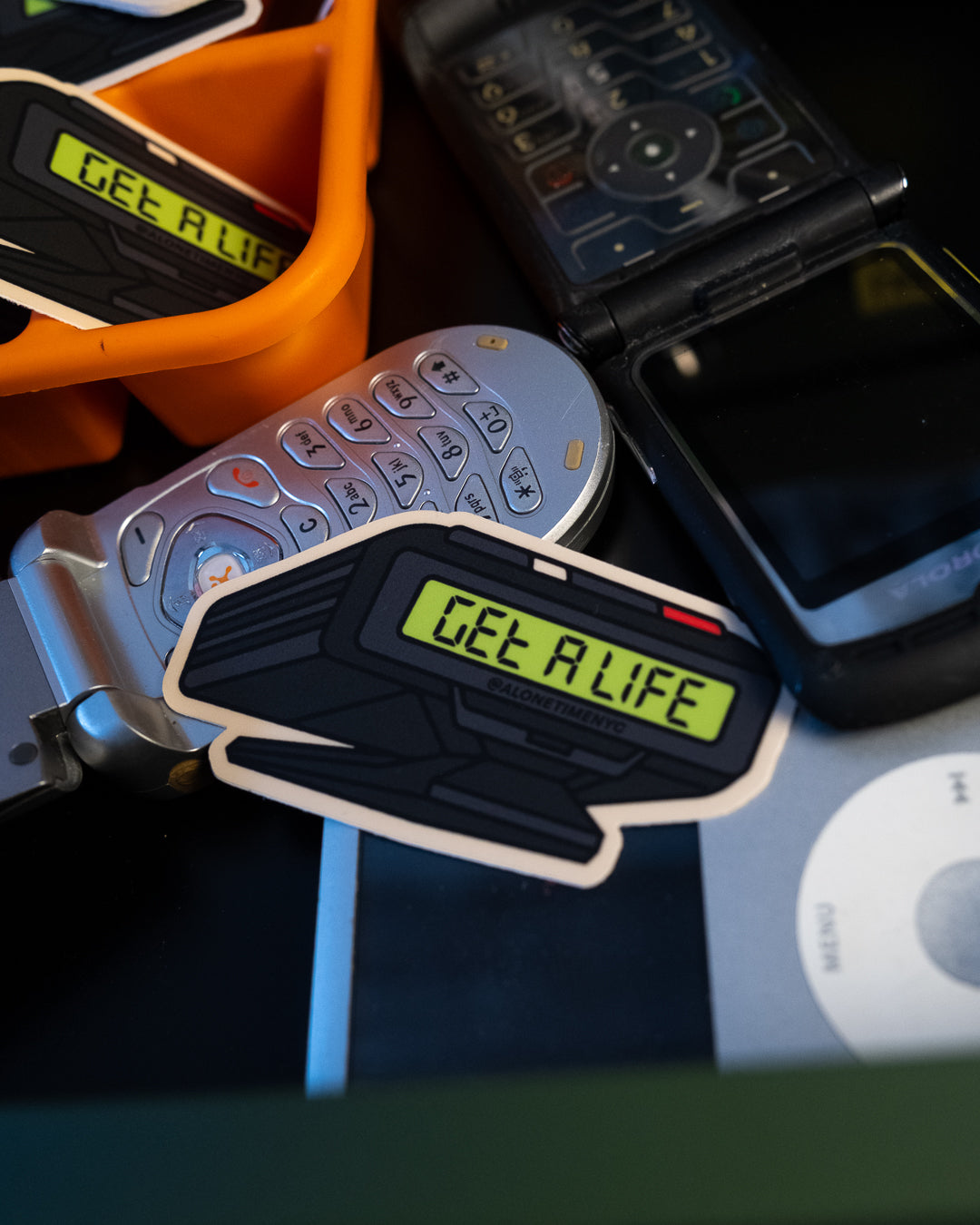 "Get A Life" Pager - Sticker
