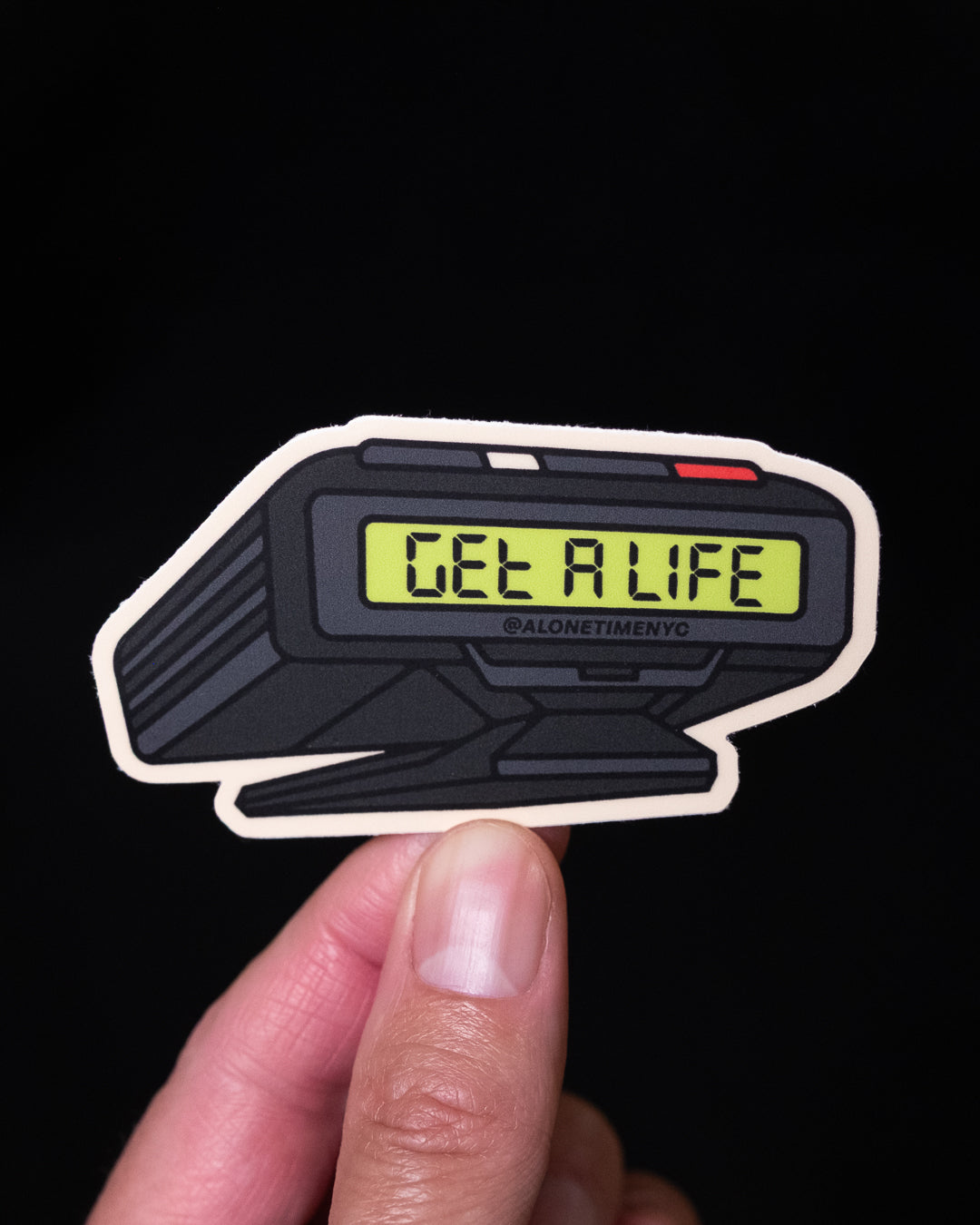 "Get A Life" Pager - Sticker