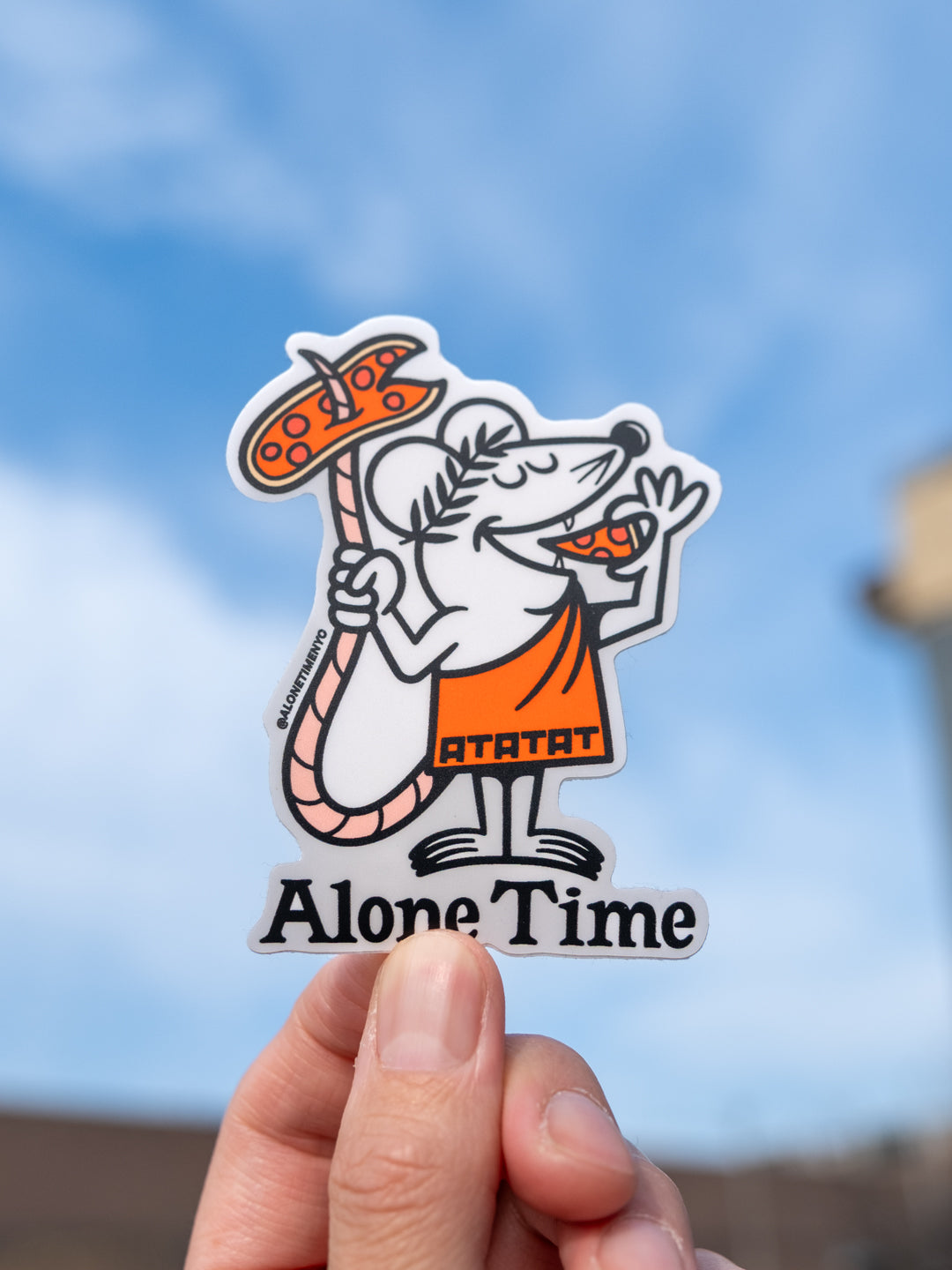 Pizza Pizza Rat - Sticker