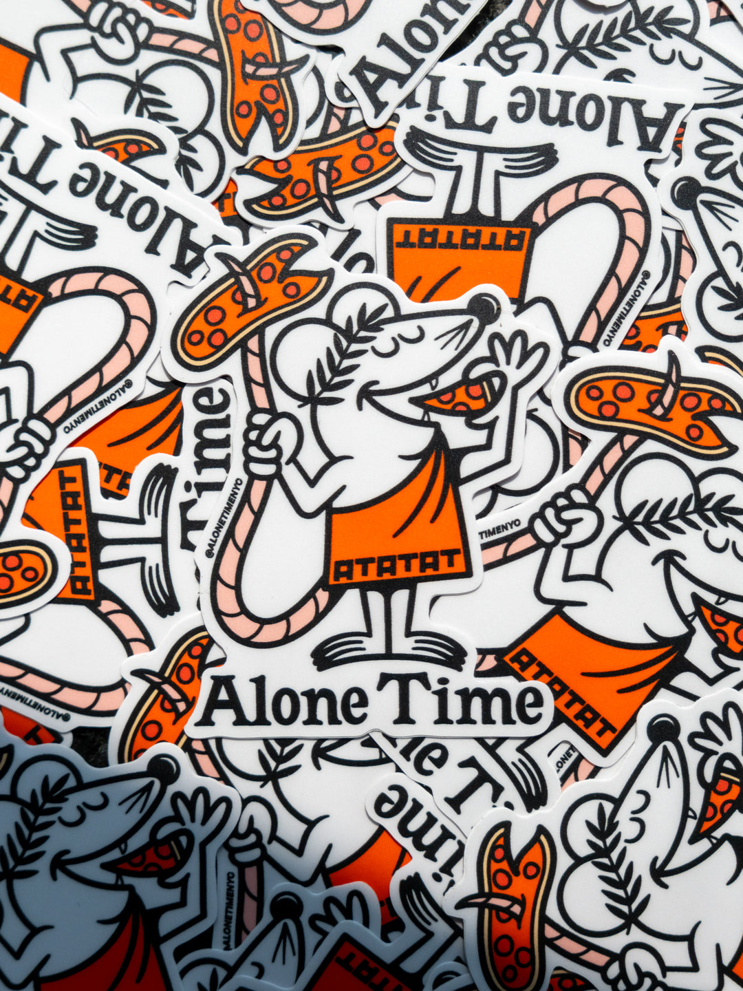 Pizza Pizza Rat - Sticker