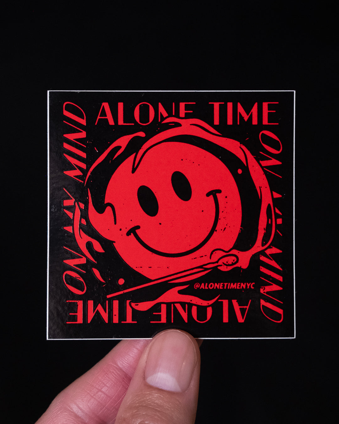 Alone Time On My Mind - Sticker
