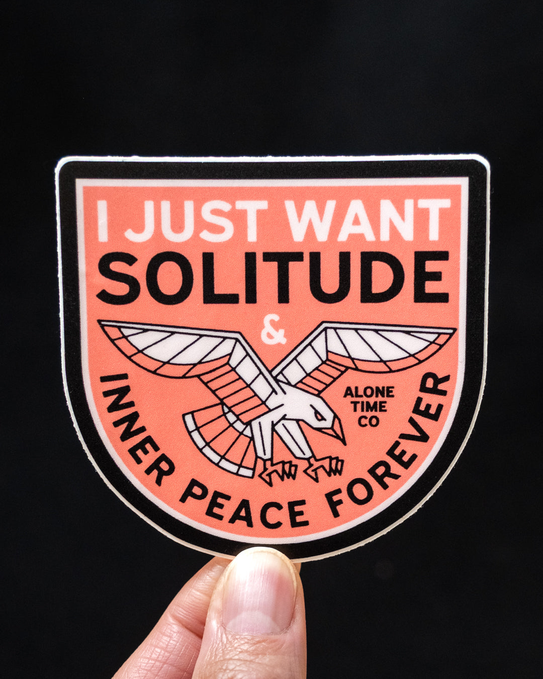 I Just Want Solitude - Sticker