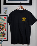 Alone Time Fine Coffins – Screen-Printed T-Shirt – Black, 100% Ringspun Cotton