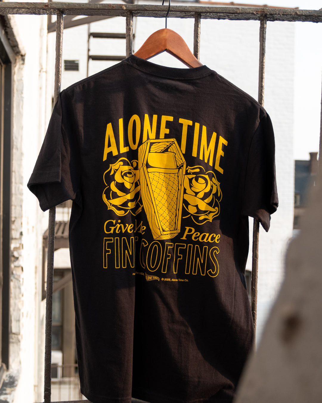 Alone Time Fine Coffins - Tee (Black)