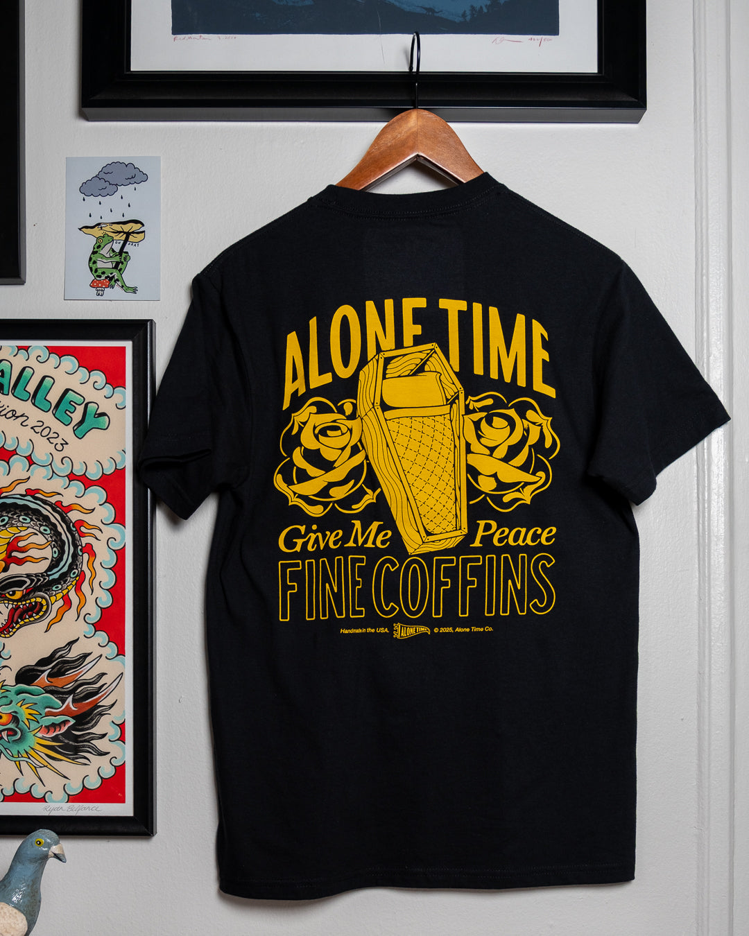 Alone Time Fine Coffins - Tee (Black)
