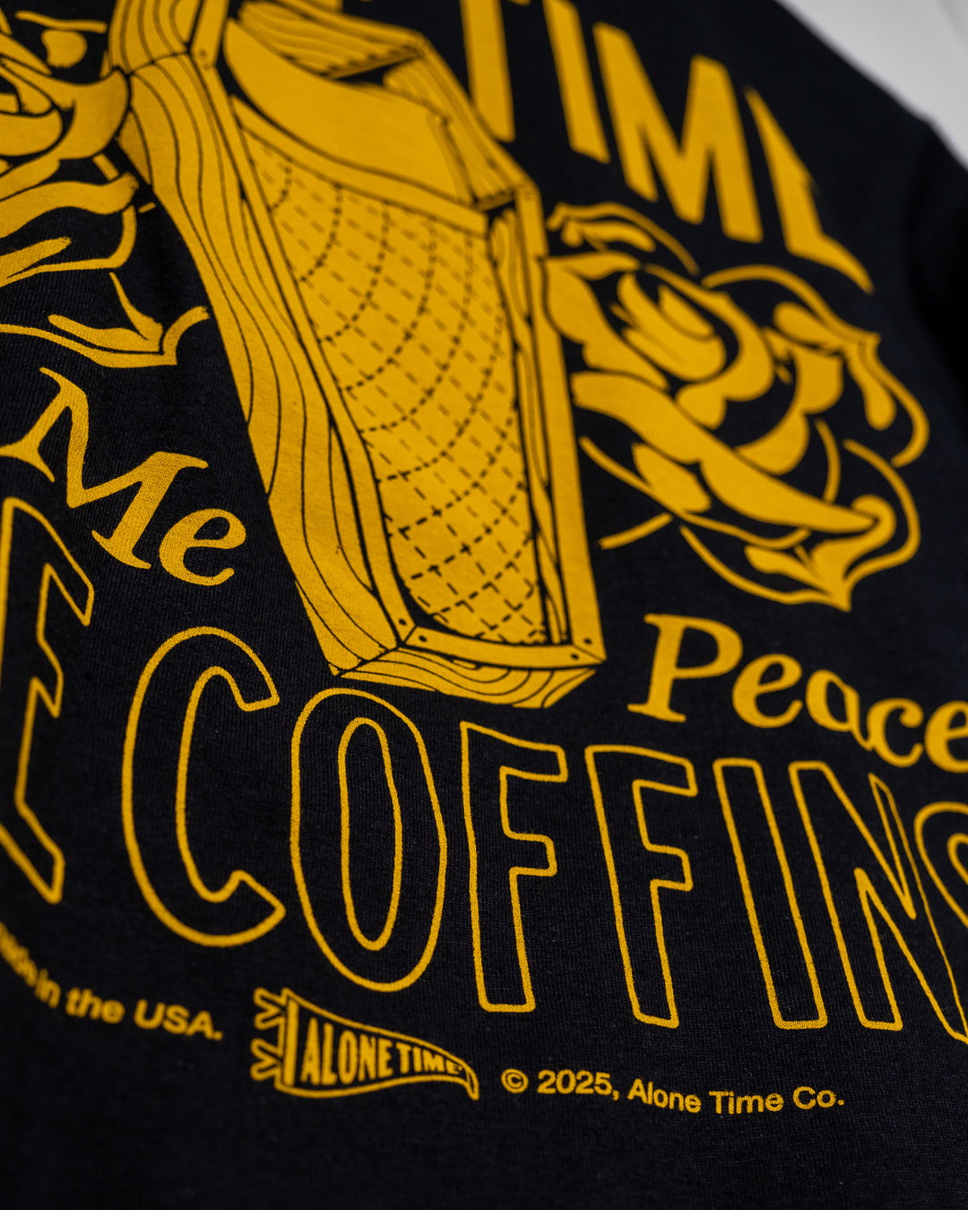 Alone Time Fine Coffins - Tee (Black)
