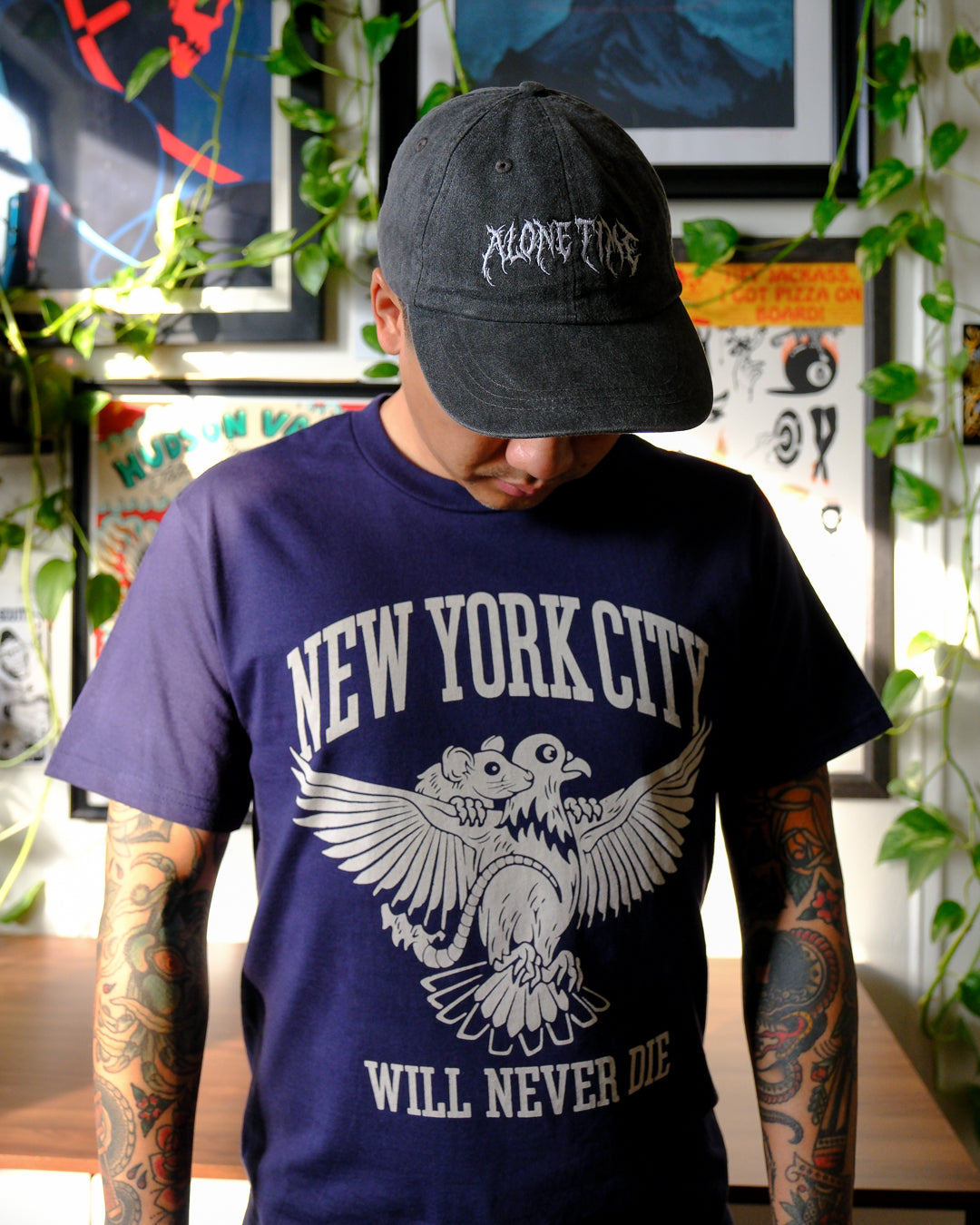 NYC Will Never Die - Tee (Dark Navy)