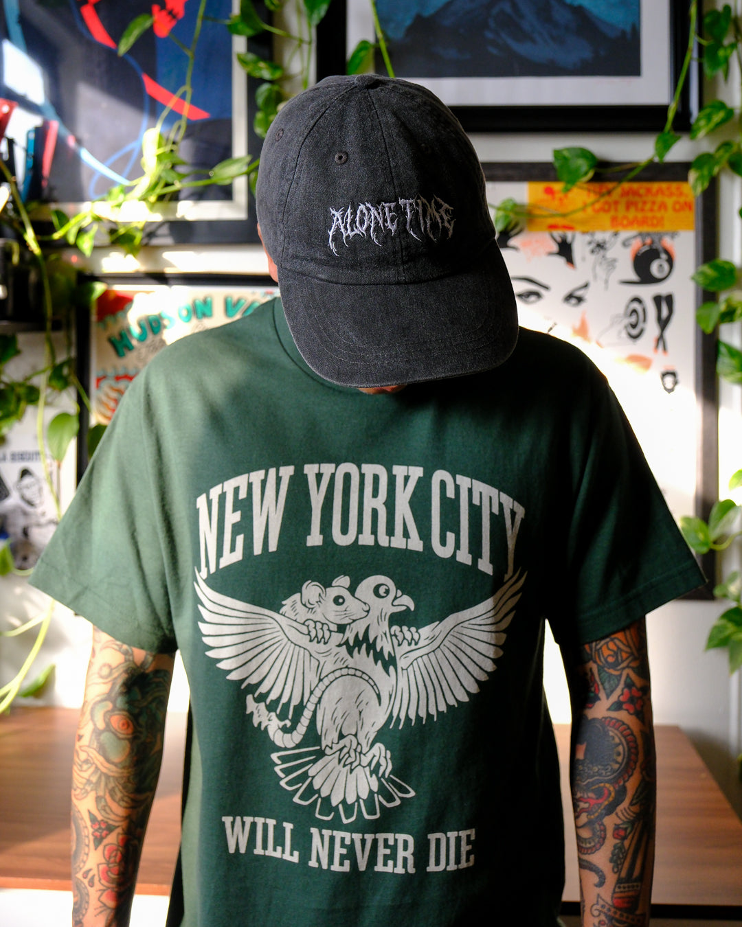 NYC Will Never Die - Tee (Forest Green)
