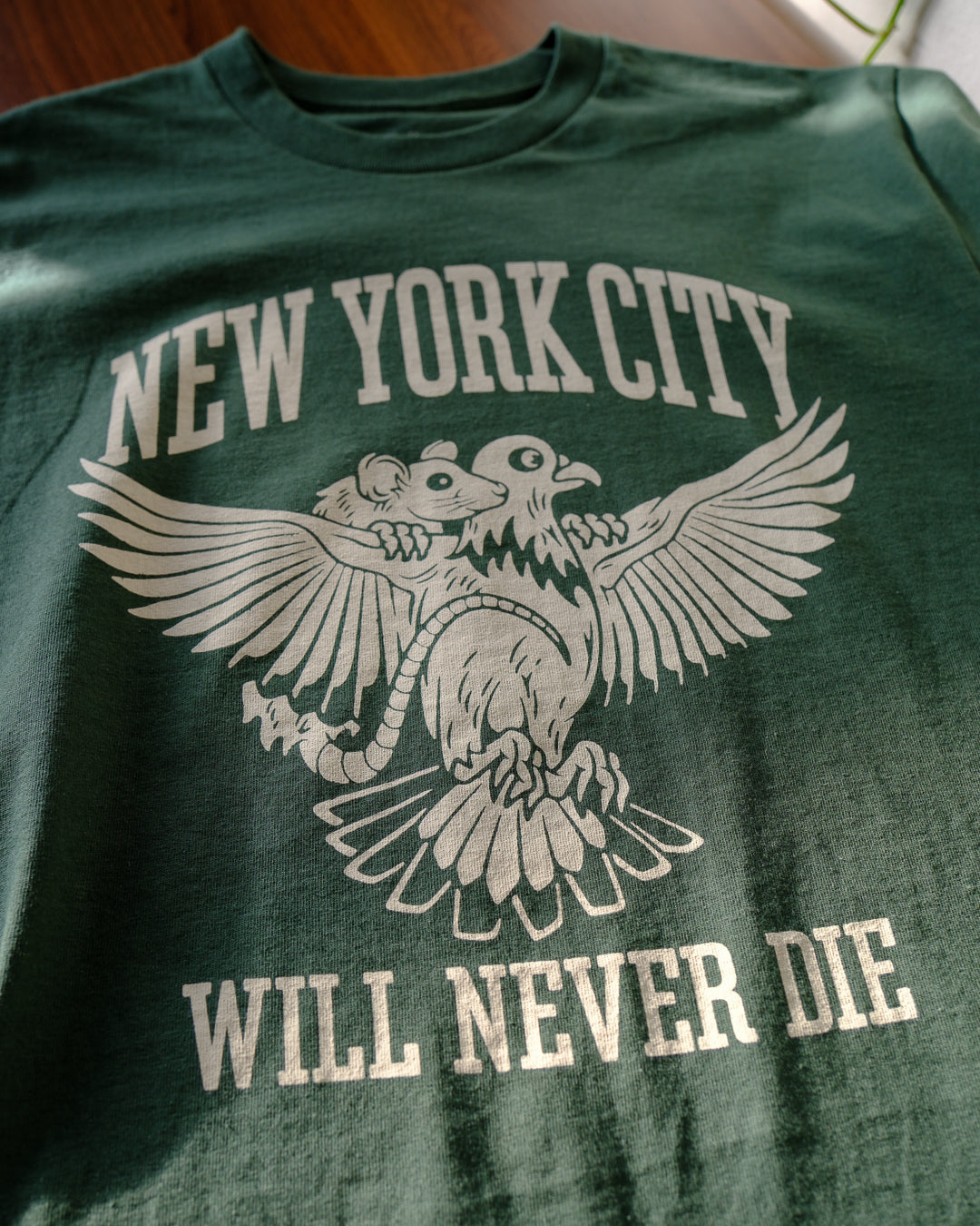 NYC Will Never Die - Tee (Forest Green)