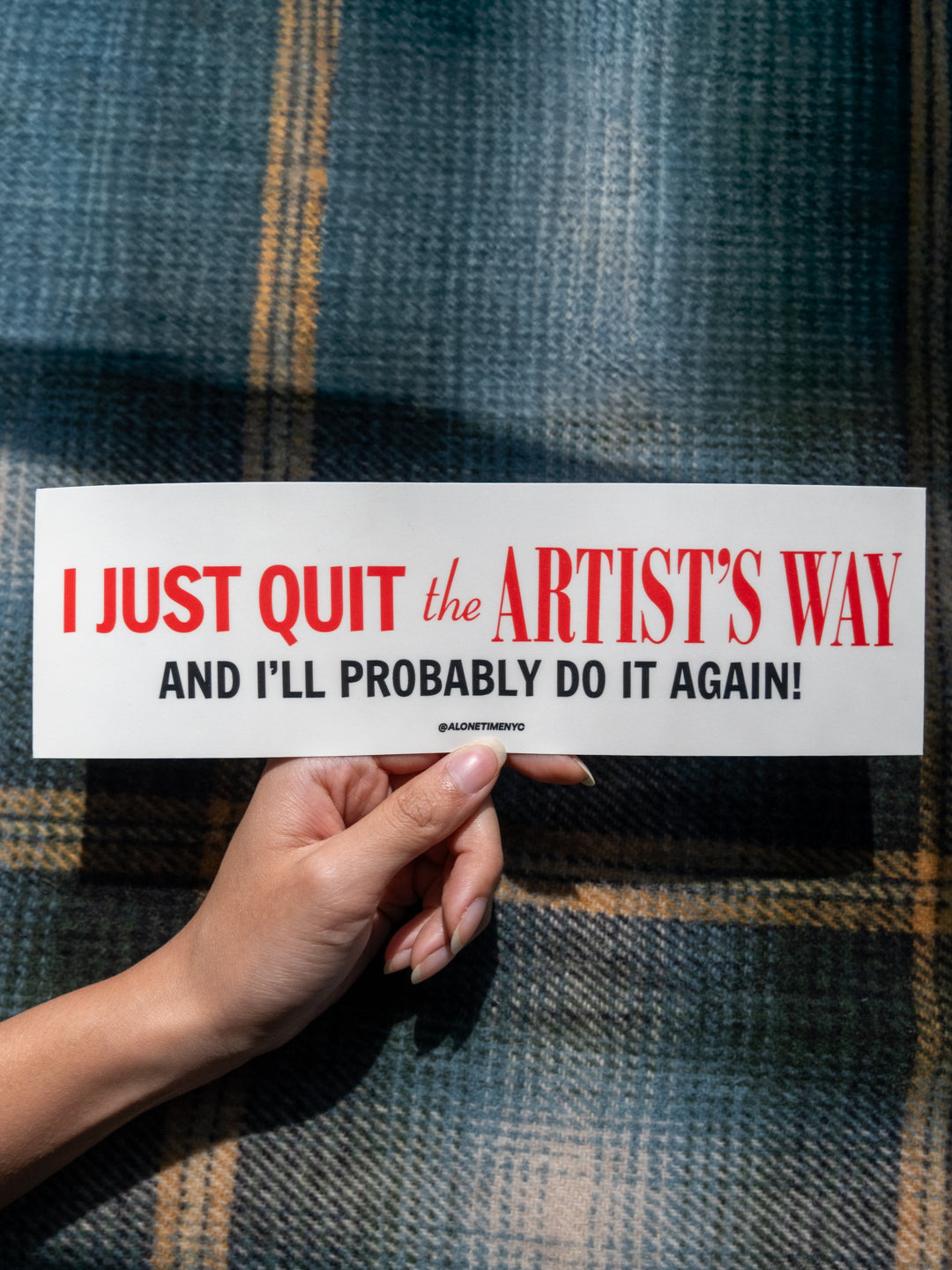 The Artist's Way - Bumper Sticker