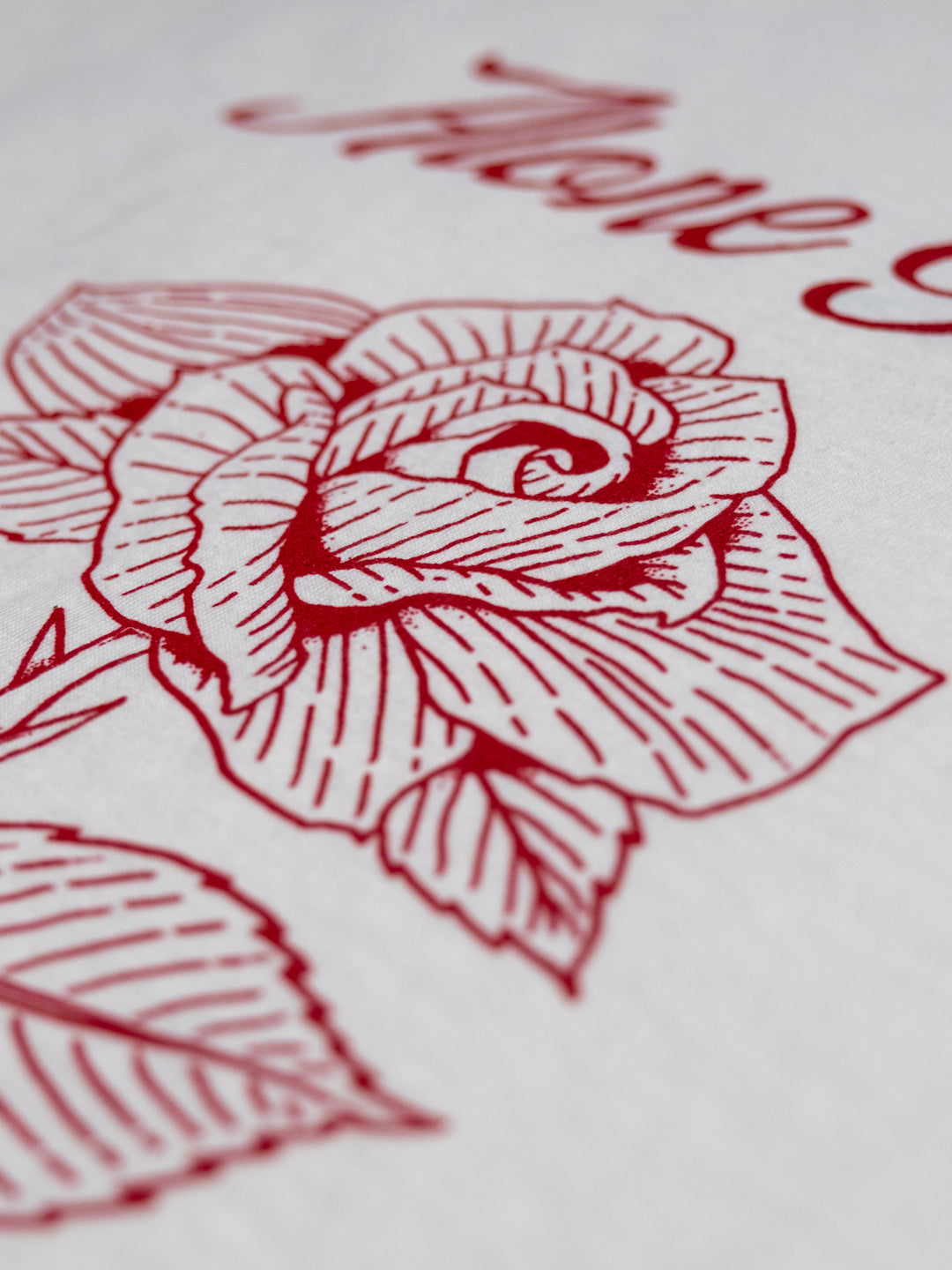 Alone Time Rose - Tee (Ivory)