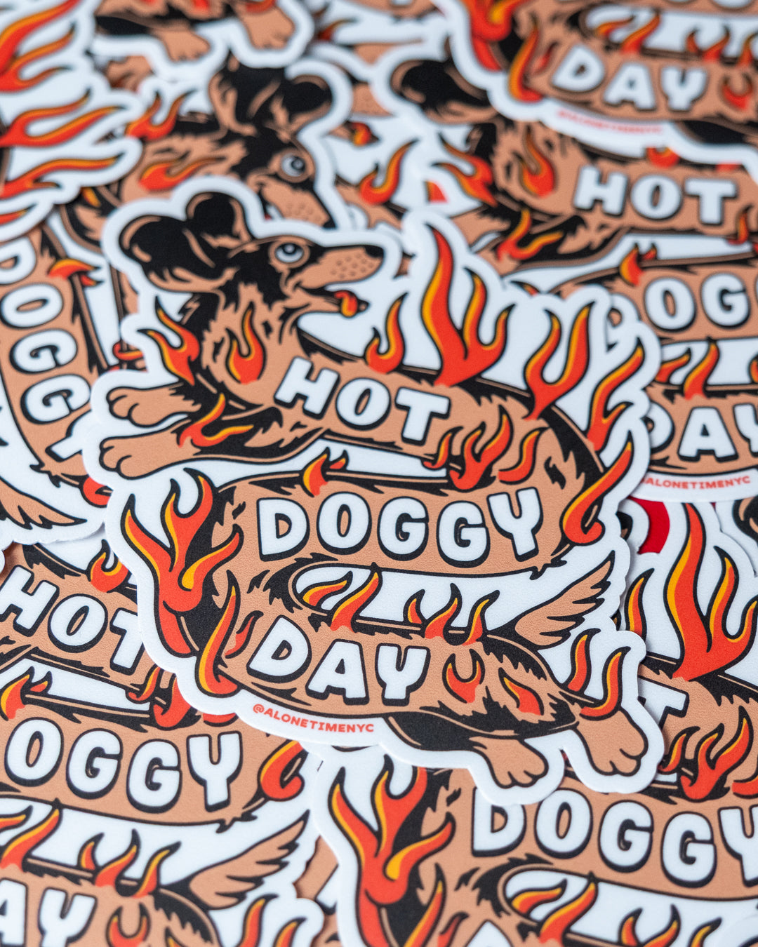 Hot Doggy Day - Sticker